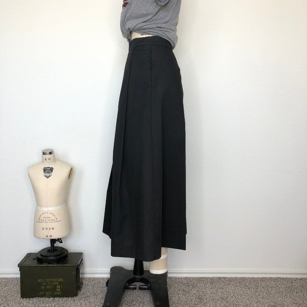 COS Pleated Wide Leg Cropped Culottes - Picture 3 of 8